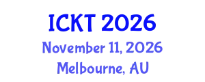 International Conference on Kidney Transplantation (ICKT) November 11, 2026 - Melbourne, Australia