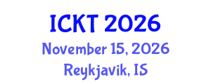 International Conference on Kidney Transplantation (ICKT) November 15, 2026 - Reykjavik, Iceland