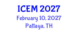 International Conference on Electric Machines (ICEM) February 10, 2027 - Pattaya, Thailand