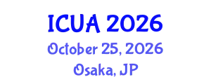 International Conference on Underwater Acoustics (ICUA) October 25, 2026 - Osaka, Japan