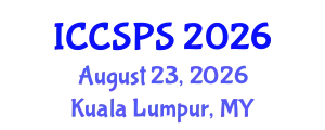 International Conference on Computer Science, Programming and Security (ICCSPS) August 23, 2026 - Kuala Lumpur, Malaysia