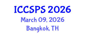 International Conference on Computer Science, Programming and Security (ICCSPS) March 09, 2026 - Bangkok, Thailand