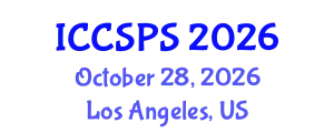 International Conference on Computer Science, Programming and Security (ICCSPS) October 28, 2026 - Los Angeles, United States