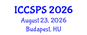International Conference on Computer Science, Programming and Security (ICCSPS) August 23, 2026 - Budapest, Hungary