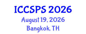 International Conference on Computer Science, Programming and Security (ICCSPS) August 19, 2026 - Bangkok, Thailand