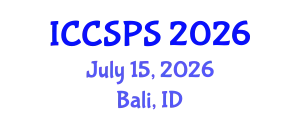 International Conference on Computer Science, Programming and Security (ICCSPS) July 15, 2026 - Bali, Indonesia