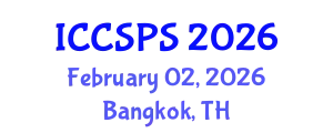 International Conference on Computer Science, Programming and Security (ICCSPS) February 02, 2026 - Bangkok, Thailand