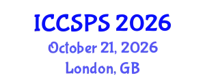 International Conference on Computer Science, Programming and Security (ICCSPS) October 21, 2026 - London, United Kingdom