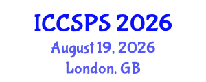 International Conference on Computer Science, Programming and Security (ICCSPS) August 19, 2026 - London, United Kingdom