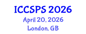 International Conference on Computer Science, Programming and Security (ICCSPS) April 20, 2026 - London, United Kingdom