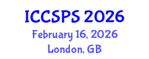 International Conference on Computer Science, Programming and Security (ICCSPS) February 16, 2026 - London, United Kingdom