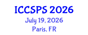 International Conference on Computer Science, Programming and Security (ICCSPS) July 19, 2026 - Paris, France