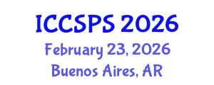 International Conference on Computer Science, Programming and Security (ICCSPS) February 23, 2026 - Buenos Aires, Argentina