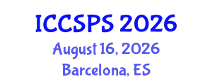 International Conference on Computer Science, Programming and Security (ICCSPS) August 16, 2026 - Barcelona, Spain