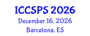 International Conference on Computer Science, Programming and Security (ICCSPS) December 16, 2026 - Barcelona, Spain