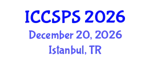 International Conference on Computer Science, Programming and Security (ICCSPS) December 20, 2026 - Istanbul, Turkey