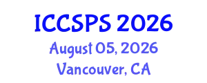 International Conference on Computer Science, Programming and Security (ICCSPS) August 05, 2026 - Vancouver, Canada