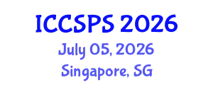 International Conference on Computer Science, Programming and Security (ICCSPS) July 05, 2026 - Singapore, Singapore