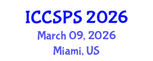 International Conference on Computer Science, Programming and Security (ICCSPS) March 09, 2026 - Miami, United States
