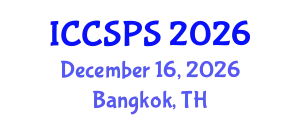 International Conference on Computer Science, Programming and Security (ICCSPS) December 16, 2026 - Bangkok, Thailand
