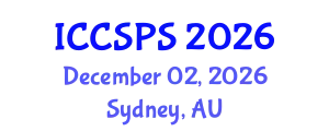 International Conference on Computer Science, Programming and Security (ICCSPS) December 02, 2026 - Sydney, Australia