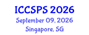 International Conference on Computer Science, Programming and Security (ICCSPS) September 09, 2026 - Singapore, Singapore