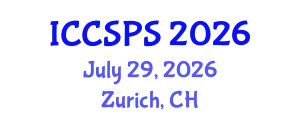 International Conference on Computer Science, Programming and Security (ICCSPS) July 29, 2026 - Zurich, Switzerland