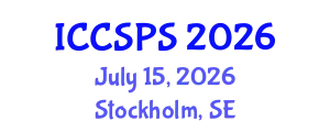 International Conference on Computer Science, Programming and Security (ICCSPS) July 15, 2026 - Stockholm, Sweden