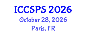 International Conference on Computer Science, Programming and Security (ICCSPS) October 28, 2026 - Paris, France
