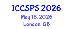 International Conference on Computer Science, Programming and Security (ICCSPS) May 18, 2026 - London, United Kingdom