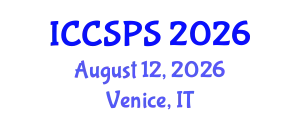 International Conference on Computer Science, Programming and Security (ICCSPS) August 12, 2026 - Venice, Italy