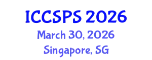 International Conference on Computer Science, Programming and Security (ICCSPS) March 30, 2026 - Singapore, Singapore