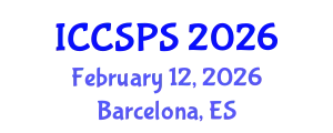 International Conference on Computer Science, Programming and Security (ICCSPS) February 12, 2026 - Barcelona, Spain