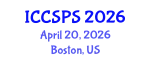 International Conference on Computer Science, Programming and Security (ICCSPS) April 20, 2026 - Boston, United States
