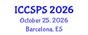 International Conference on Computer Science, Programming and Security (ICCSPS) October 25, 2026 - Barcelona, Spain