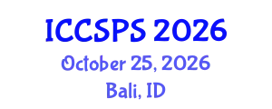 International Conference on Computer Science, Programming and Security (ICCSPS) October 25, 2026 - Bali, Indonesia