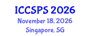 International Conference on Computer Science, Programming and Security (ICCSPS) November 18, 2026 - Singapore, Singapore