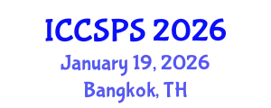 International Conference on Computer Science, Programming and Security (ICCSPS) January 19, 2026 - Bangkok, Thailand