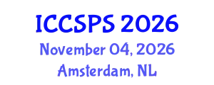 International Conference on Computer Science, Programming and Security (ICCSPS) November 04, 2026 - Amsterdam, Netherlands