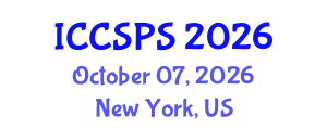 International Conference on Computer Science, Programming and Security (ICCSPS) October 07, 2026 - New York, United States