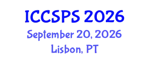 International Conference on Computer Science, Programming and Security (ICCSPS) September 20, 2026 - Lisbon, Portugal