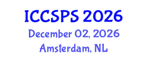 International Conference on Computer Science, Programming and Security (ICCSPS) December 02, 2026 - Amsterdam, Netherlands
