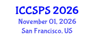 International Conference on Computer Science, Programming and Security (ICCSPS) November 01, 2026 - San Francisco, United States