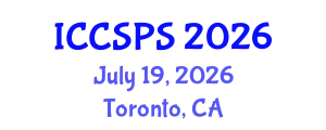 International Conference on Computer Science, Programming and Security (ICCSPS) July 19, 2026 - Toronto, Canada