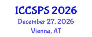 International Conference on Computer Science, Programming and Security (ICCSPS) December 27, 2026 - Vienna, Austria