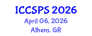 International Conference on Computer Science, Programming and Security (ICCSPS) April 06, 2026 - Athens, Greece