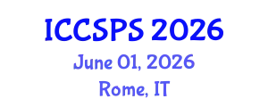 International Conference on Computer Science, Programming and Security (ICCSPS) June 01, 2026 - Rome, Italy