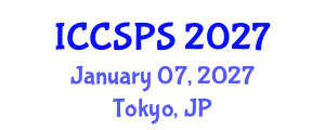 International Conference on Computer Science, Programming and Security (ICCSPS) January 07, 2027 - Tokyo, Japan