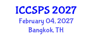 International Conference on Computer Science, Programming and Security (ICCSPS) February 04, 2027 - Bangkok, Thailand