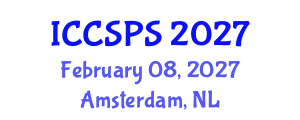 International Conference on Computer Science, Programming and Security (ICCSPS) February 08, 2027 - Amsterdam, Netherlands